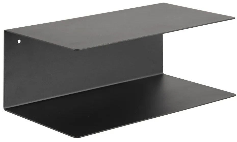 Raft dublu de perete din metal Actona Joliet, lățime 35 cm, negru