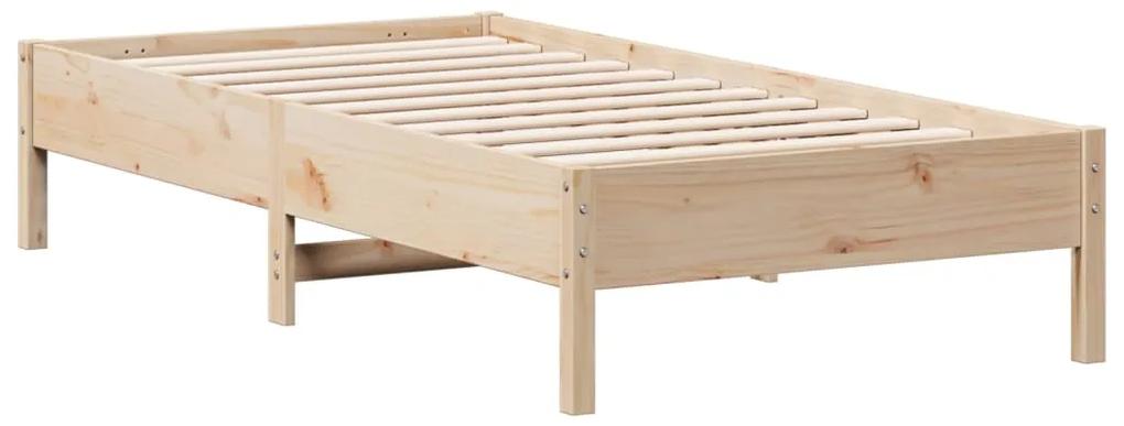 842730 vidaXL Cadru de pat, 75x190 cm, lemn masiv de pin
