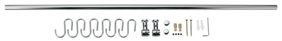 Tijă de agățat pentru bucătărie din oțel cromat Lonardo – Metaltex