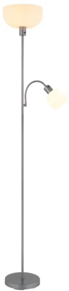 Globo 59947 - Lampă de podea HINTON, 1xE27/40W/230V + 1xE14/25W