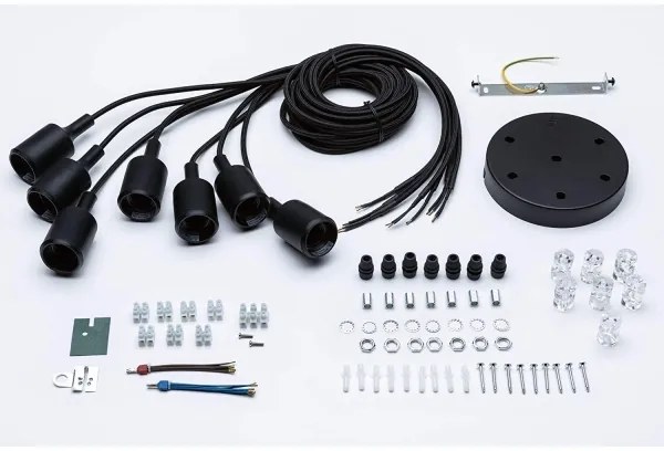 Paulmann 50390 - Lustră pe cablu NEORDIC 7xE27/20W/230V