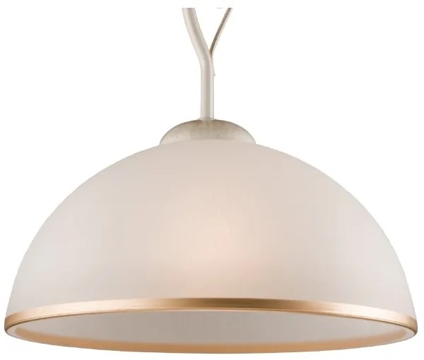 Lustră LED pe tijă Brilagi ANTICO 1xE27/60W/230V alb patină