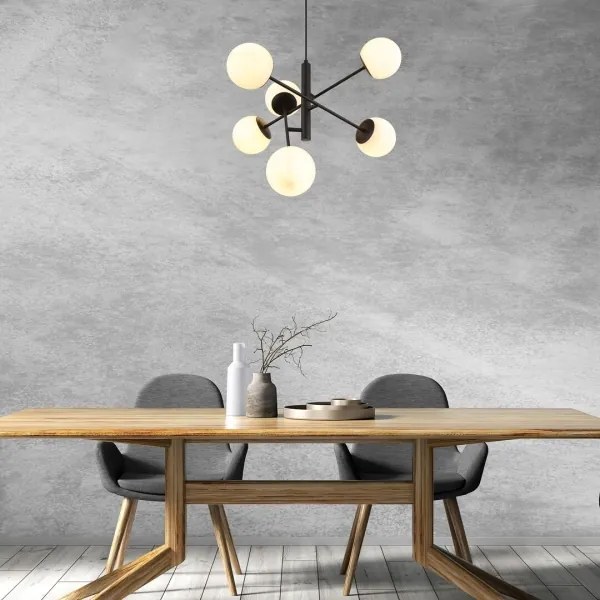 Lustră pe cablu Rabalux 72194 MEDUZA 6xE14/20W/230V