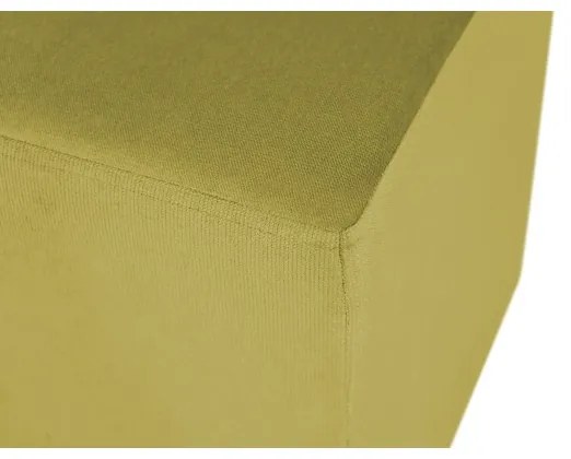 Taburet SIX, 40 x 40 cm, galben