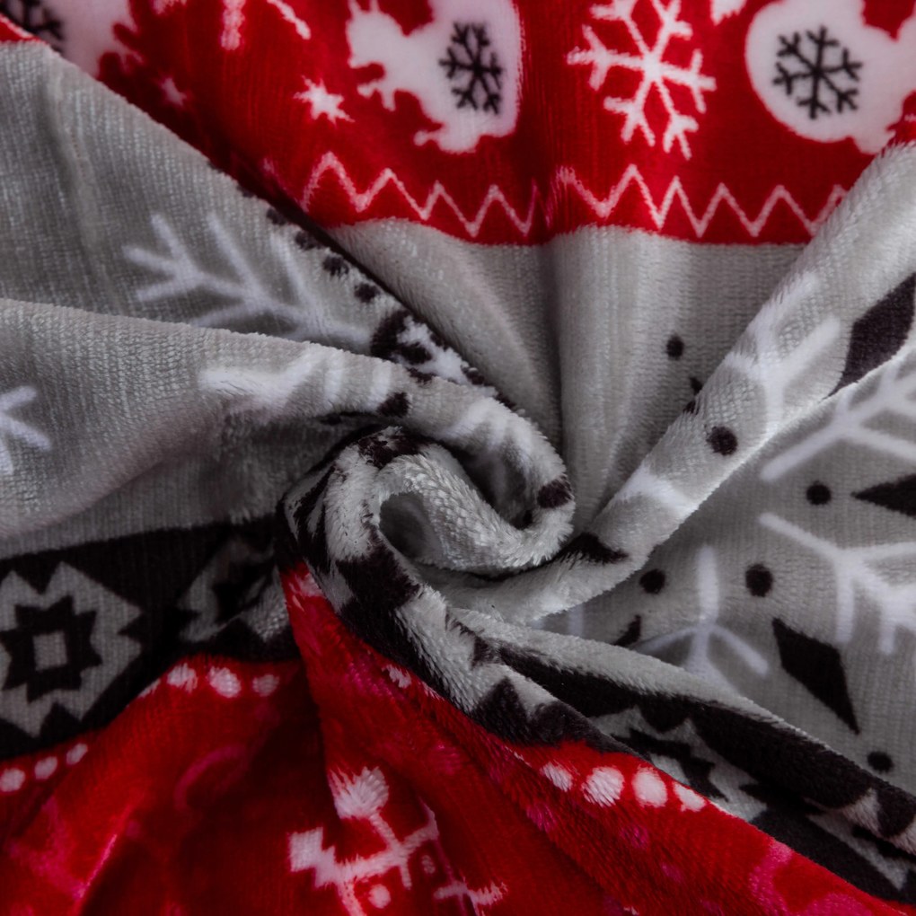 Lenjerie cocolino gri NOWY FOREST Dimensiune lenjerie de pat: 70 x 90 cm | 140 x 220 cm