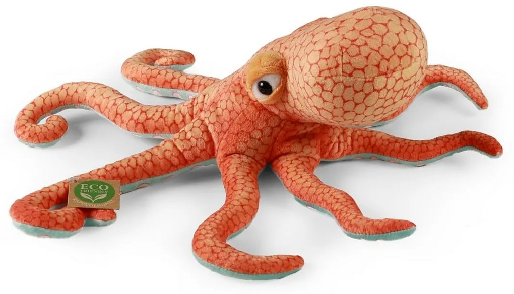 Caracatiță de pluș Rappa, 36 cm ECO-FRIENDLY