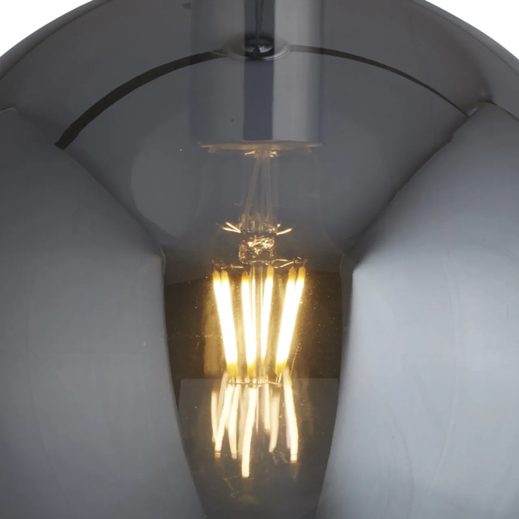 Pendul design modern 25cm Balls crom / fumuriu 1621SM SRT