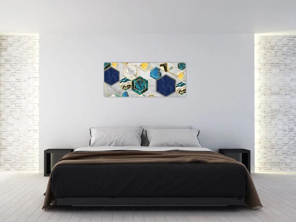 Tablou - Compoziție de marmură (120x50 cm)