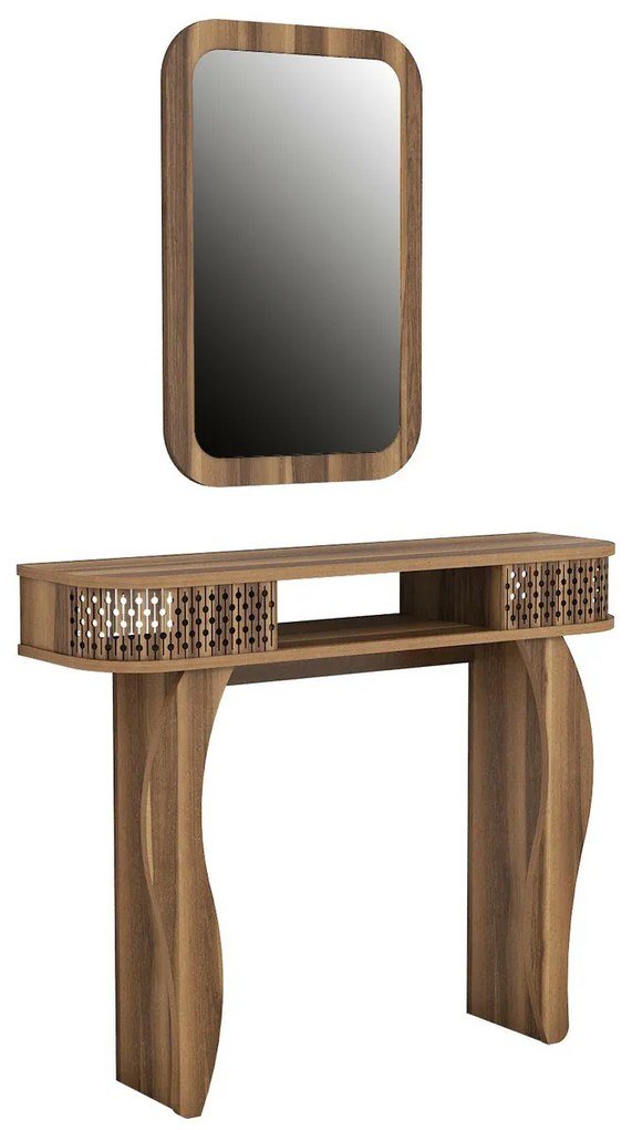 Masă decorativă Damla Walnut