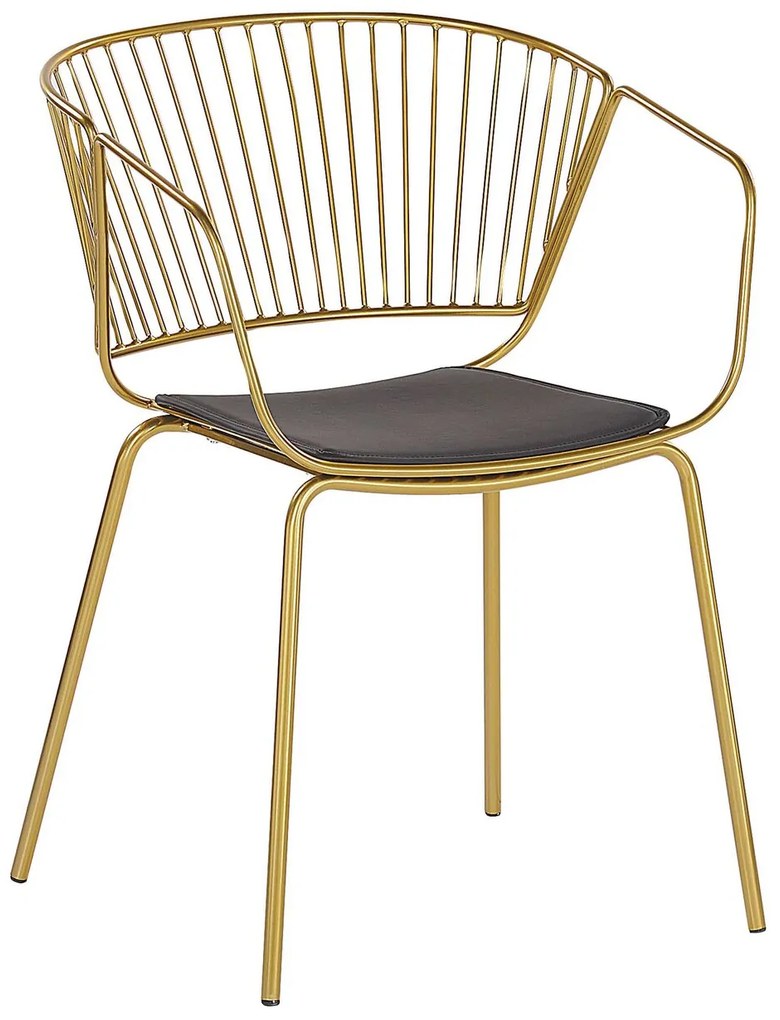 Set 2 buc. scaune de sufragerie RAGOR (auriu). 1022869