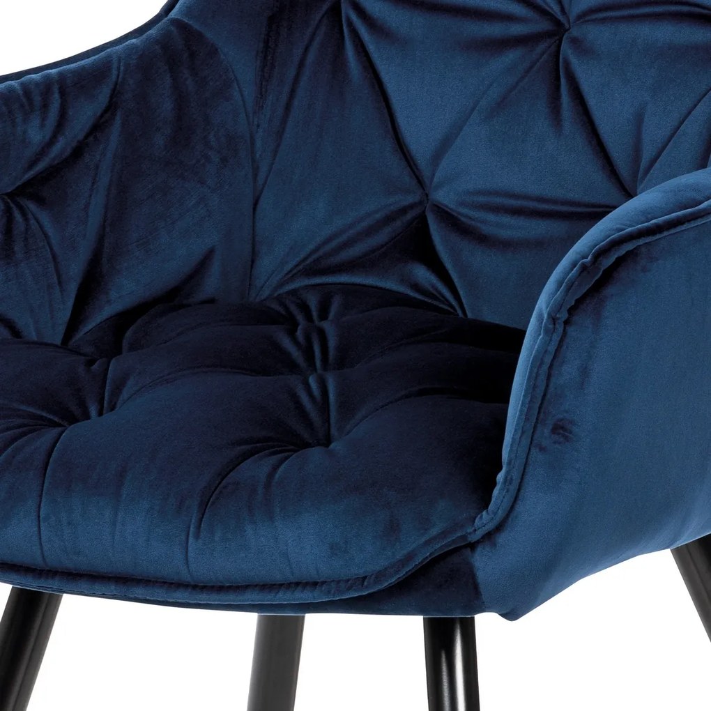 Set de scaune de sufragerie DCH-421 BLUE4, 2 buc.