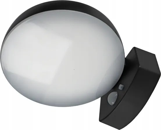 Aplică de perete solară LED cu senzor LED/3W/3,7V 1800 mAh IP54 negru