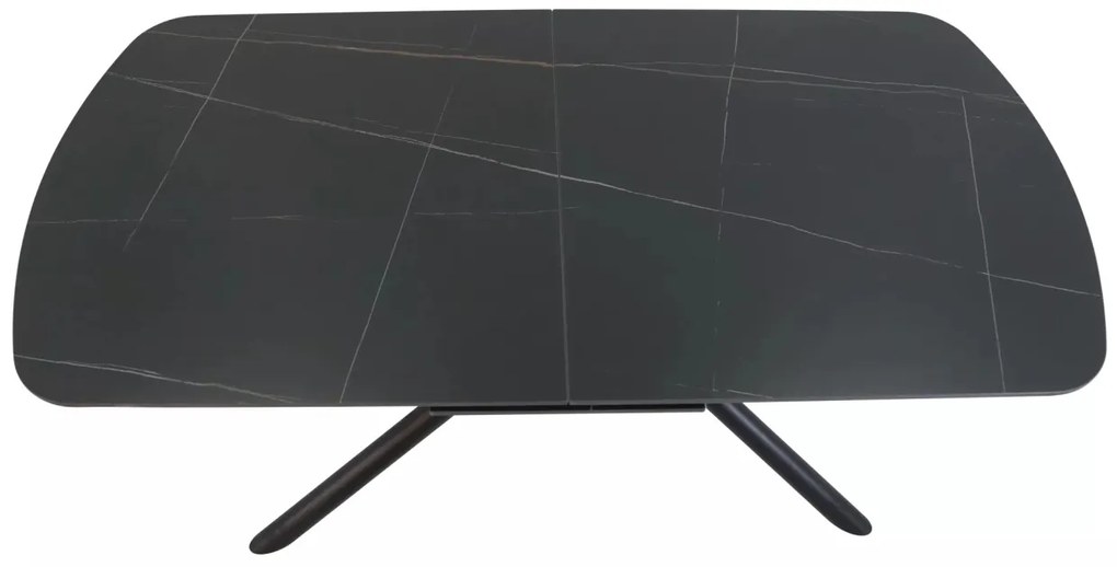 Masa extensibila Vector neagra L160(200)x90 cm