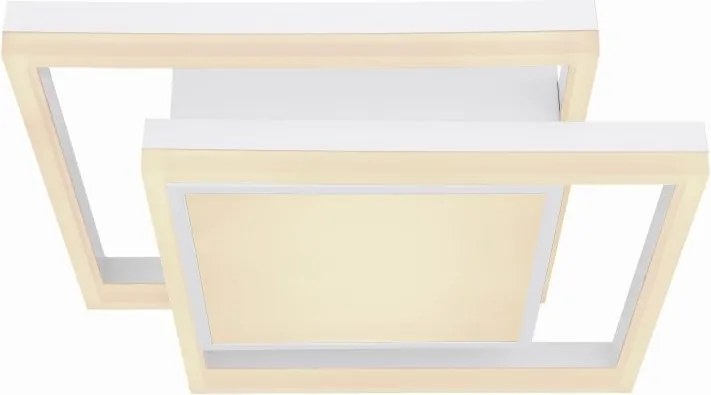 Plafoniera Smart LED CCT dimabila cu telecomanda SQUARES