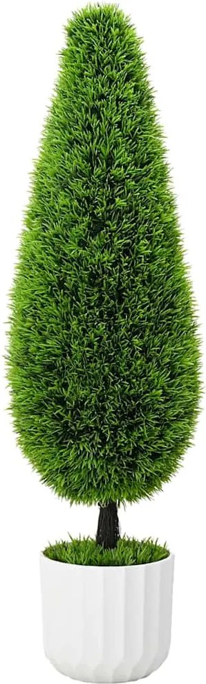 vidaXL Brad de pin artificial Verde 24 x 24 x 90 cm Plastic