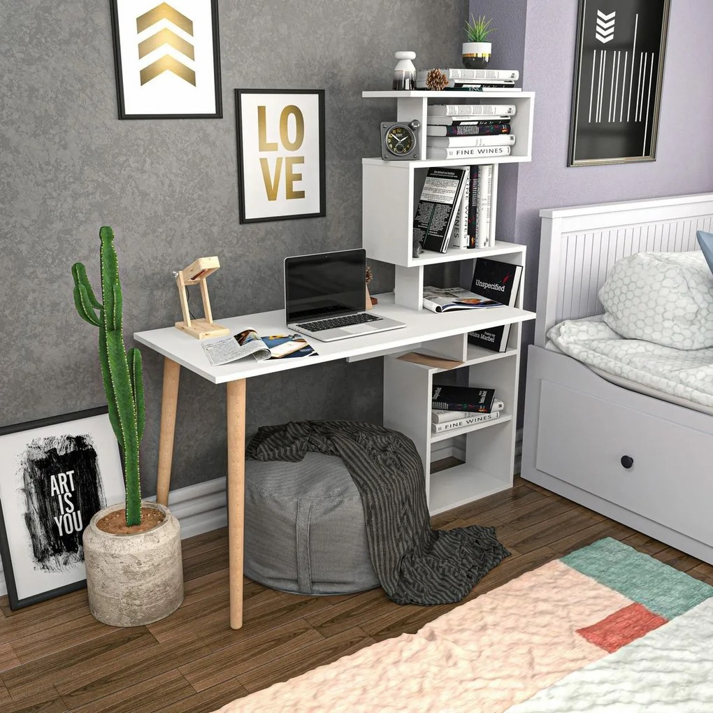 Birou de lucru Vina White