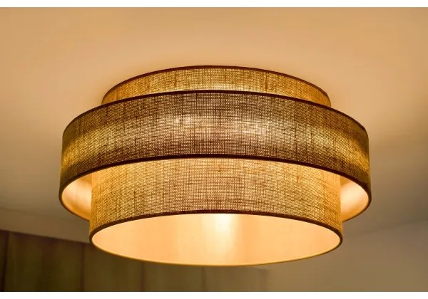 Plafonieră LED Brilagi SPACE YUTE LED/12W/230V d. 50 cm bej