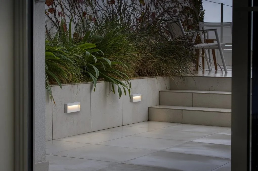 Mini Aplica exterior ambientala 6W 4CCT DUNE R alba