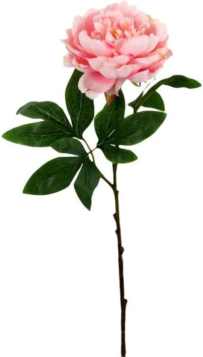 ​Bujor artificial roz H61 cm