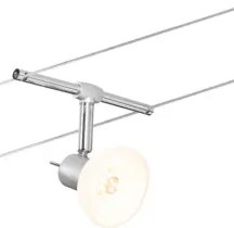 Paulmann 94136 - Set 5xGU5,3/10W, sistem complet de iluminat pe cablu SHEELA, 230V, crom