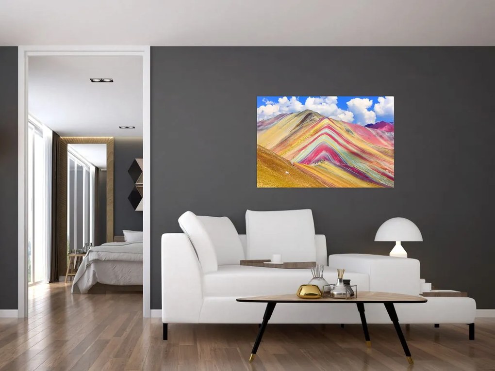 Tablou - Muntele Curcubeu, Peru (90x60 cm)