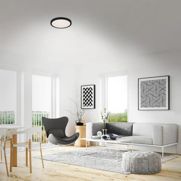 Plafonieră LED RUNA LED/18W/230V neagră Briloner 3048-015