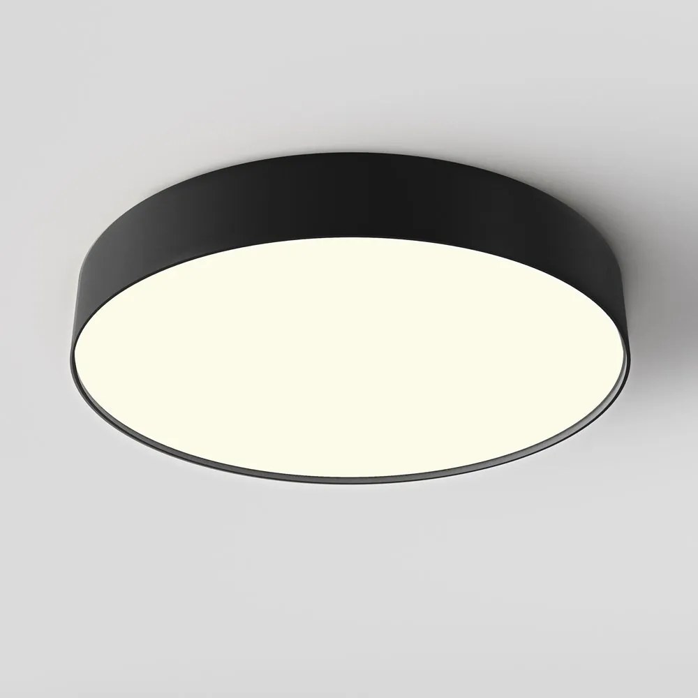 Plafoniera LED design tehnic Zoom D-40cm 3000K negru