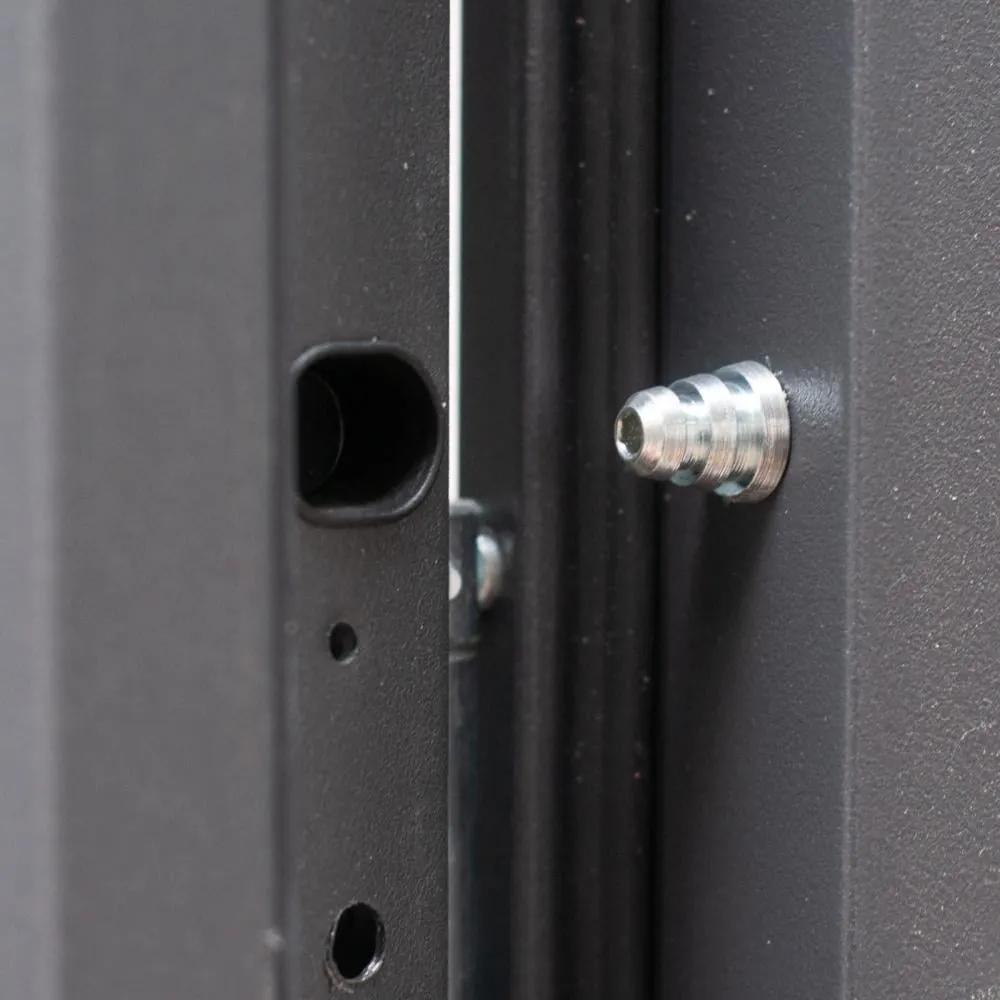 Usa Metalica de intrare in casa Turenwerke DS92 cu luminator lateral dublu Nuc, DS92-01, 1820 X 2120