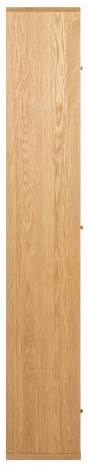 Bibliotecă în culoare naturală cu aspect de lemn de stejar 61x180 cm Rangoon – Actona