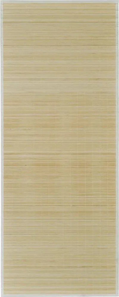 vidaXL Covor dreptunghiular din bambus natural 80 x 200 cm