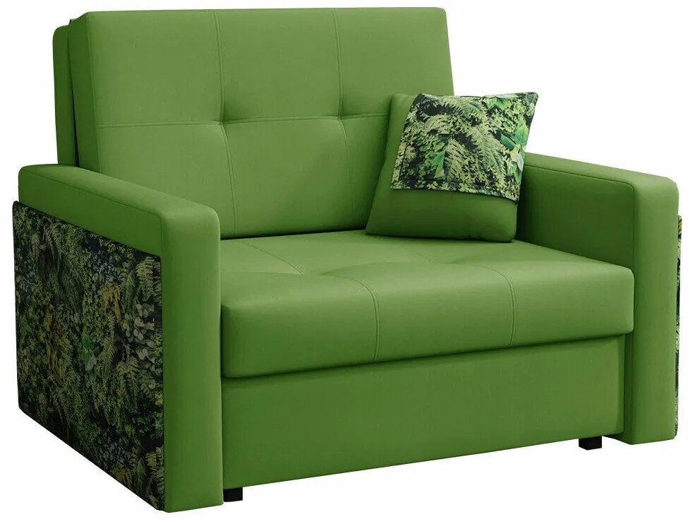 Fotoliu Columbus 173Verde, 86x110x98cm, 50 kg, Tapiterie, Picioare: Metal