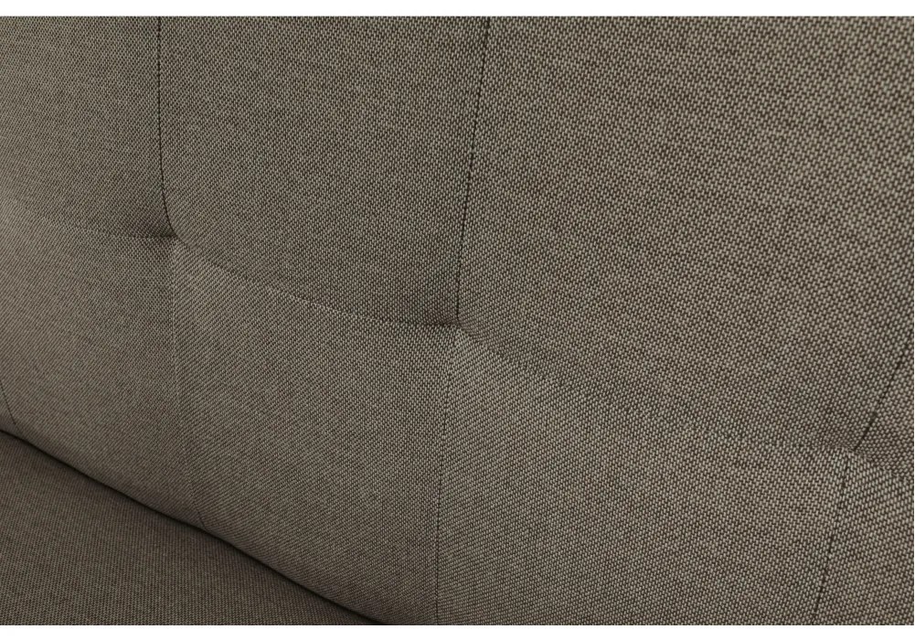 Canapea extensibilă, material gri-maro taupe, OTISA