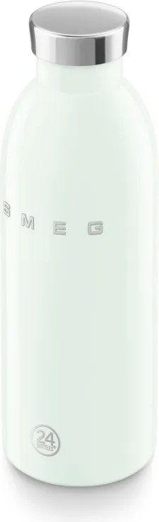 Sticla termos SMEG Clima 50's Style WBF01PG, 500 ml, Inchidere ermetica, Pereti dubli, Otel inoxidabil 18/8, Verde