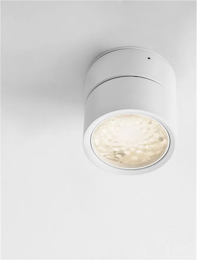 Spot LED aplicat directionabil diametru 8cm PULL alb, NVL-9030771