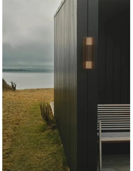 Aplică de exterior Nordlux ALUDRA 2xE27/15W/230V IP54 maro