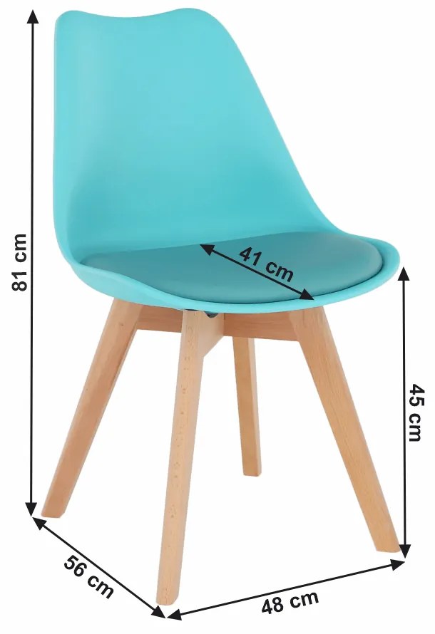 Scaun de sufragerie Bralla 2 (mentol). 1015641