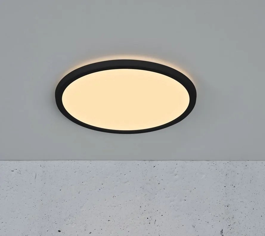 Plafoniera slim LED 2700K 3-step MOODMAKER Oja 29 negru