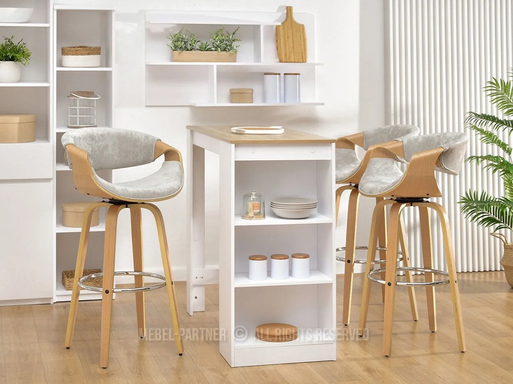 Scaun Bjorn H (arin + crom). Promo -10%. 1110651