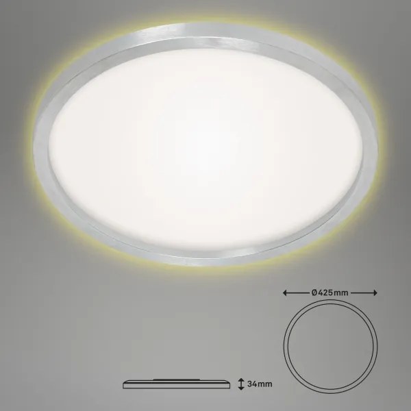 Plafonieră LED CADRE LED/22W/230V d. 42,5 cm Briloner 7363-019