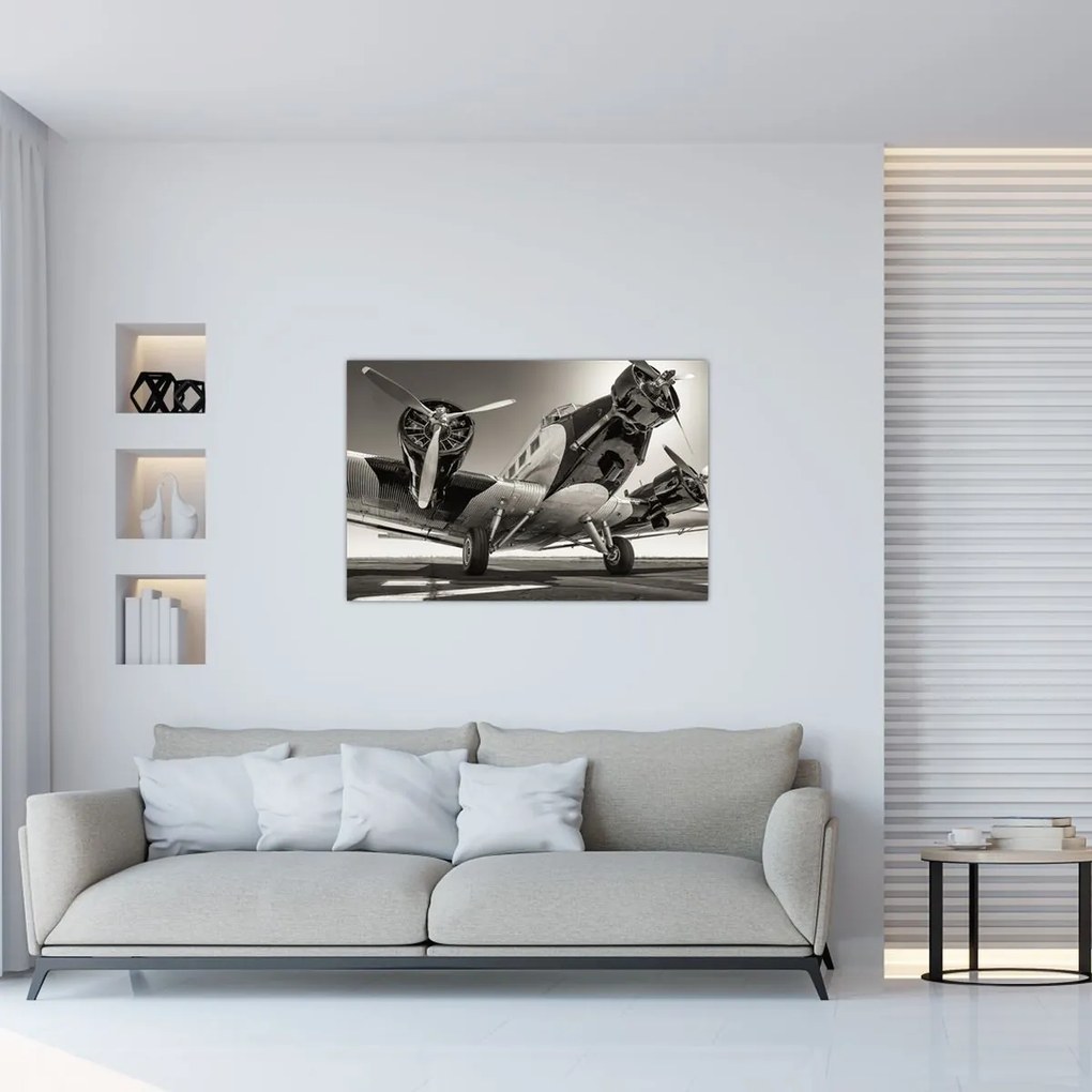 Tablou - Avioane istorice (90x60 cm)