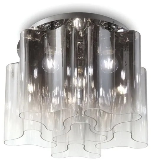 Plafoniera moderna design lux diametru 56cm, COMPO PL6 FUME 172828