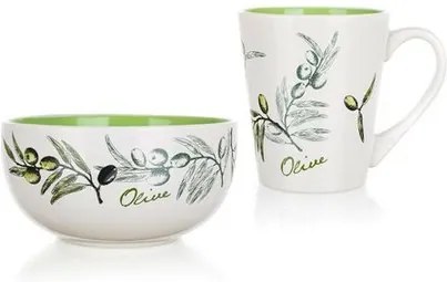 Set pentru mic dejun – cană și bol, Banquet Olives