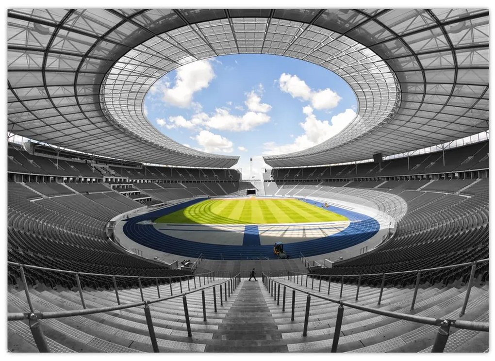 Tablou - stadionul de fodbal (70x50 cm)