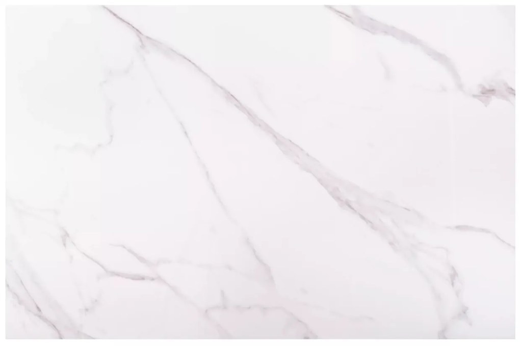 Masa extensibila Sento alb/negru L120-180xl80 cm