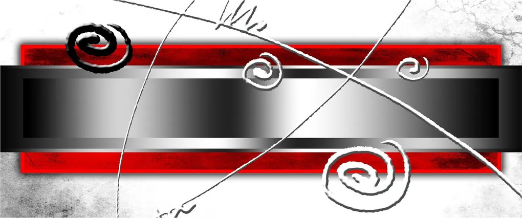 Tablou abstract (120x50 cm)