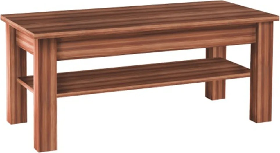 Masuta de cafea CHERIS 9, prun, DTD laminat, 110x61x48 cm