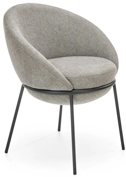 Scaun tapitat K482 gri