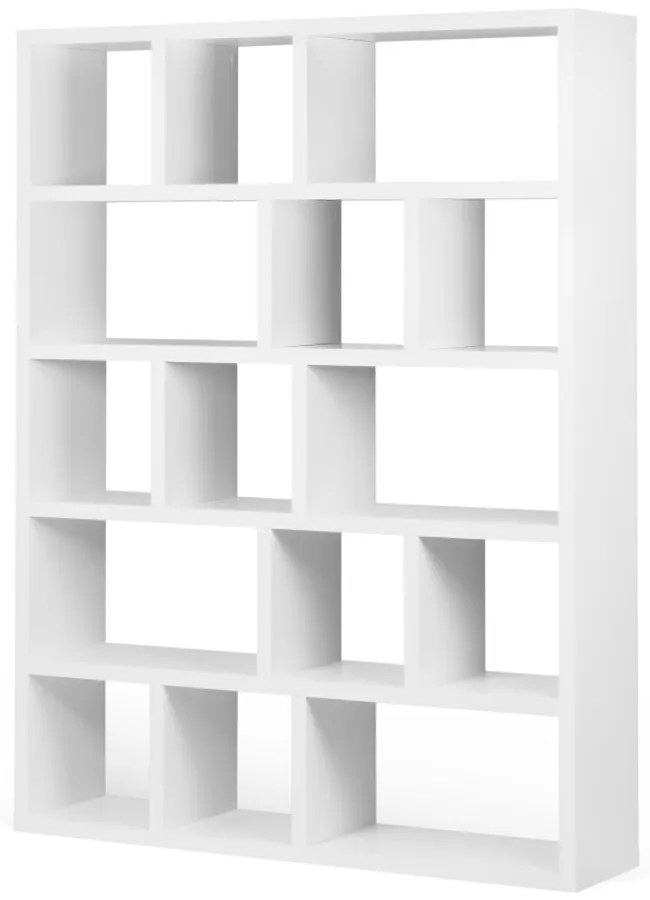 Bibliotecă albă 150x198 cm Berlin – TemaHome