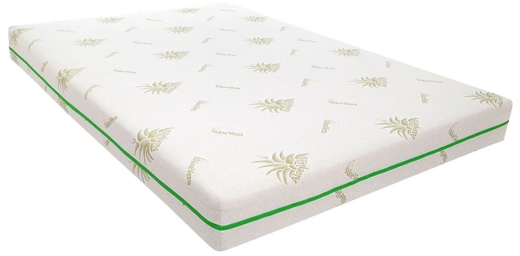 Pachet saltea Bedora Confort Relax Aloe Vera 90 x 200 cm + pilota + perna, spuma memory