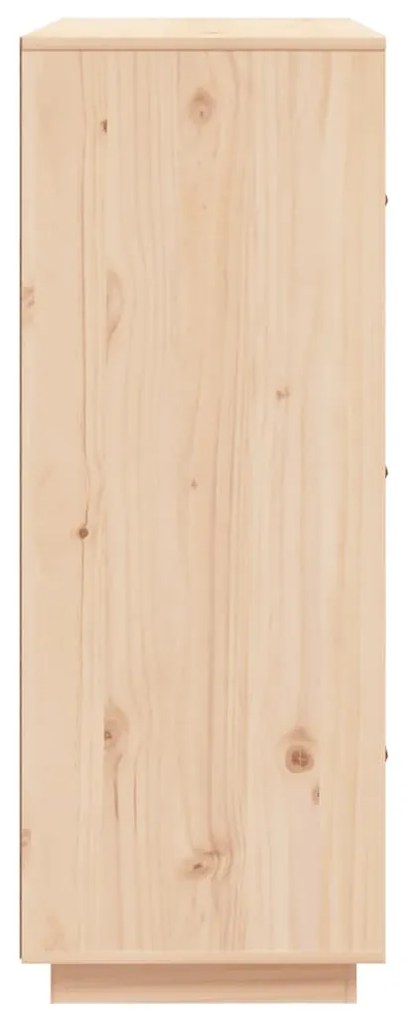 Dulap inalt, 67x40x108,5 cm, lemn masiv de pin 1, Maro